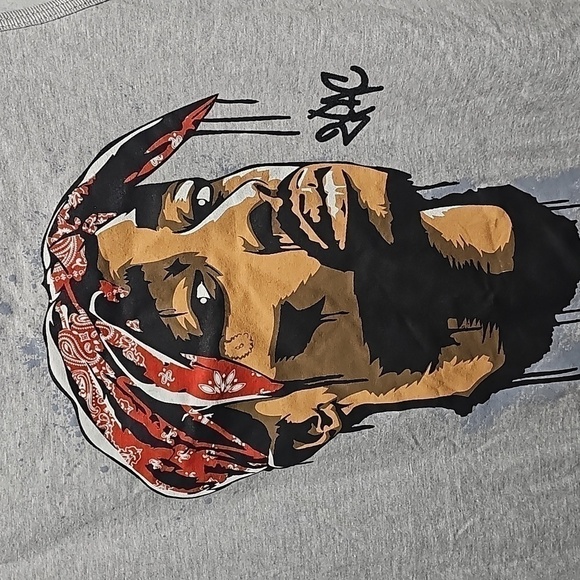 Tupac Shakur Graphic Print Tank‎ Top Size Small NWT 2Pac - Picture 2 of 5